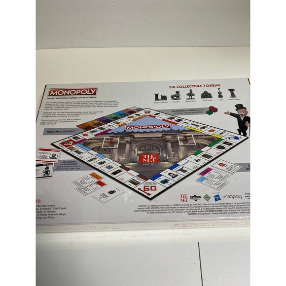 Board Game Monopoly The Met Edition 2020 Sealed New - Picture 7 of 7